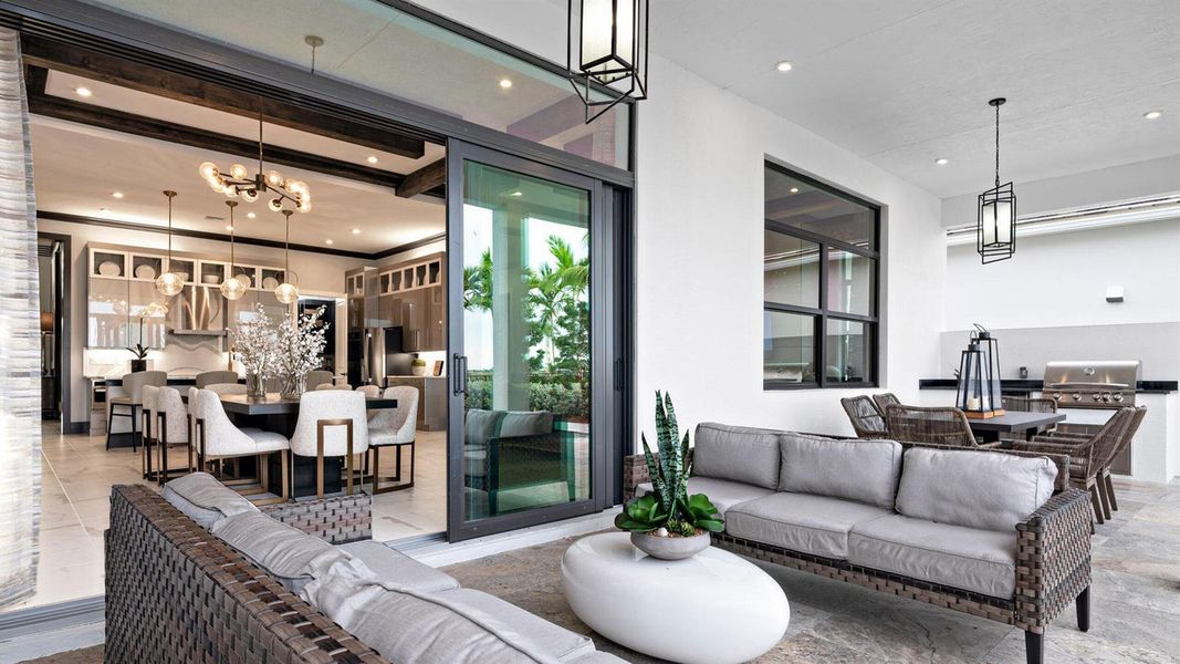 Furnished interior view inside a new home in , Palm Beach Gardens (Image 11).