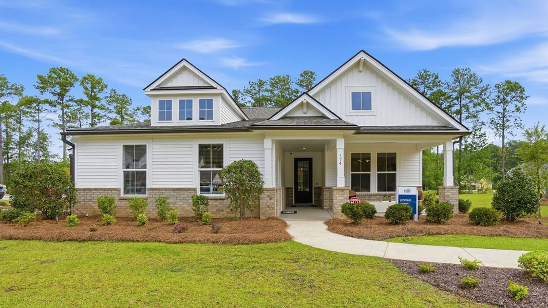 Representative exterior photo of a completed home built from the Mystique by Pulte Homes in Oakleaf Chase, Blythewood, SC (Image 22).