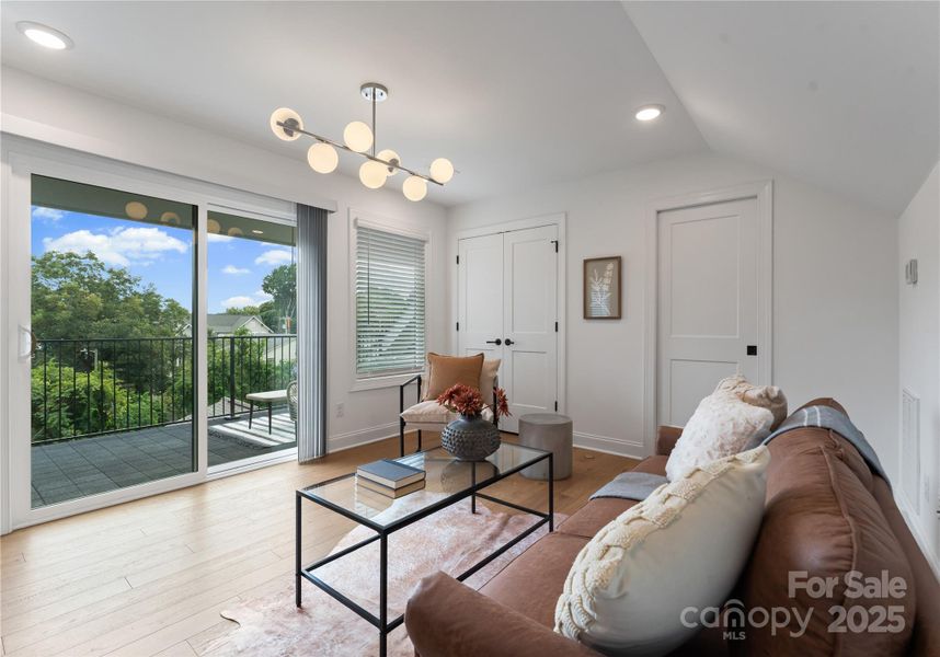 Furnished interior view inside a new home in , Charlotte (Image 18).