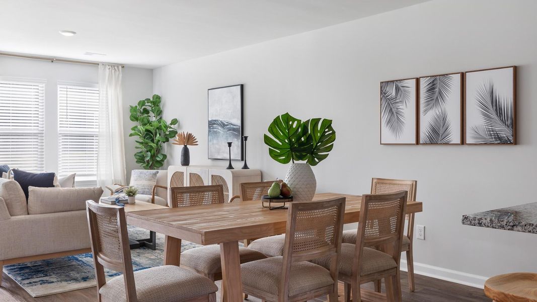 Furnished interior view inside a new home in Marion Village, Santee (Image 14).