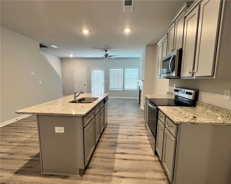 Furnished interior view inside a new home in , Union City (Image 5).