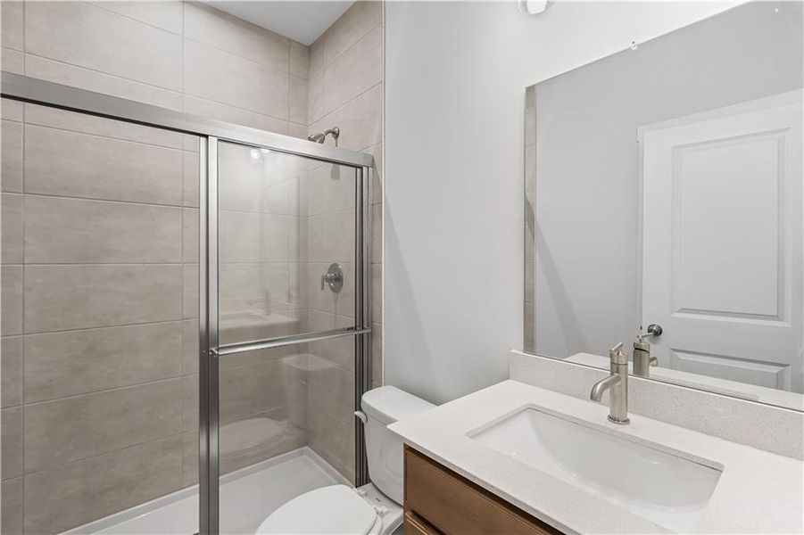 Furnished interior view inside a new home in Rose Creek, Cumming (Image 10).