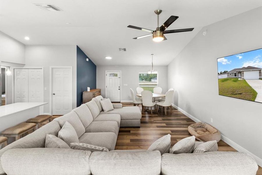 Furnished interior view inside a new home in , Ocala (Image 16).