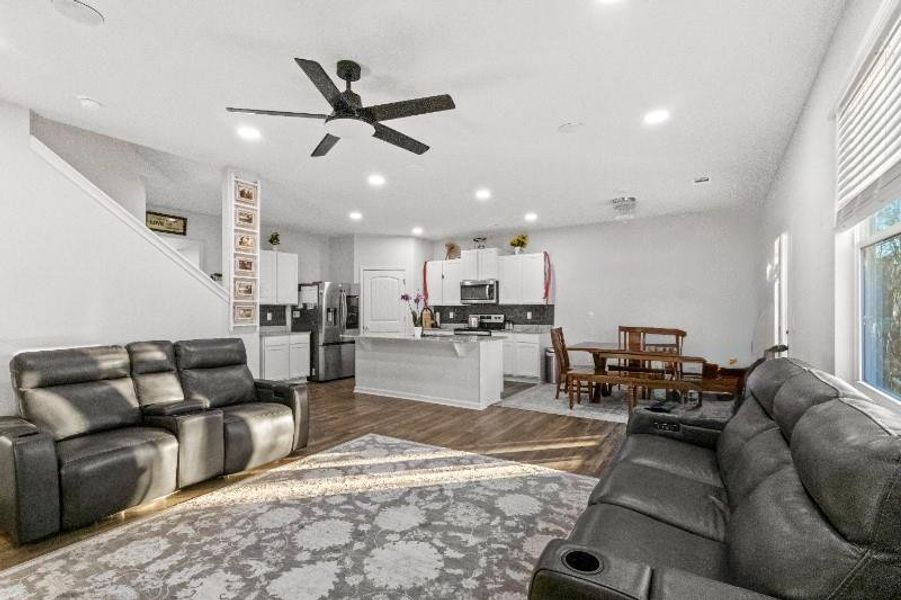 Furnished interior view inside a new home in , Dawsonville (Image 36).