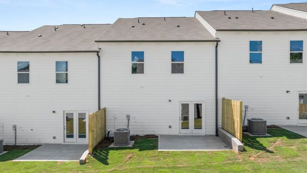 Exterior details and patio area of a home in Rolling Meadows, Jasper (Image 3). Exterior details and patio area of a home in Rolling Meadows, Jasper (Image 3).