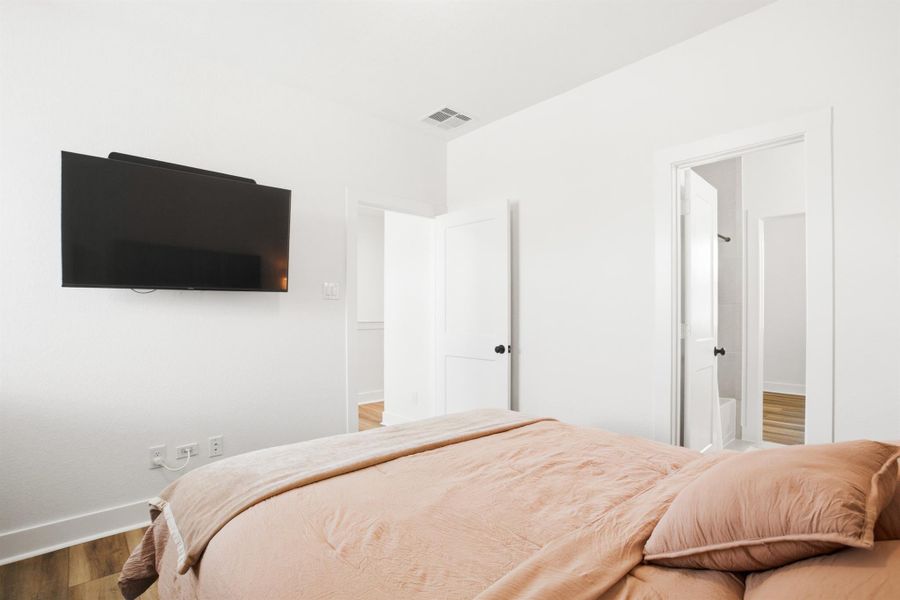 Furnished interior view inside a new home in , Cypress (Image 12).