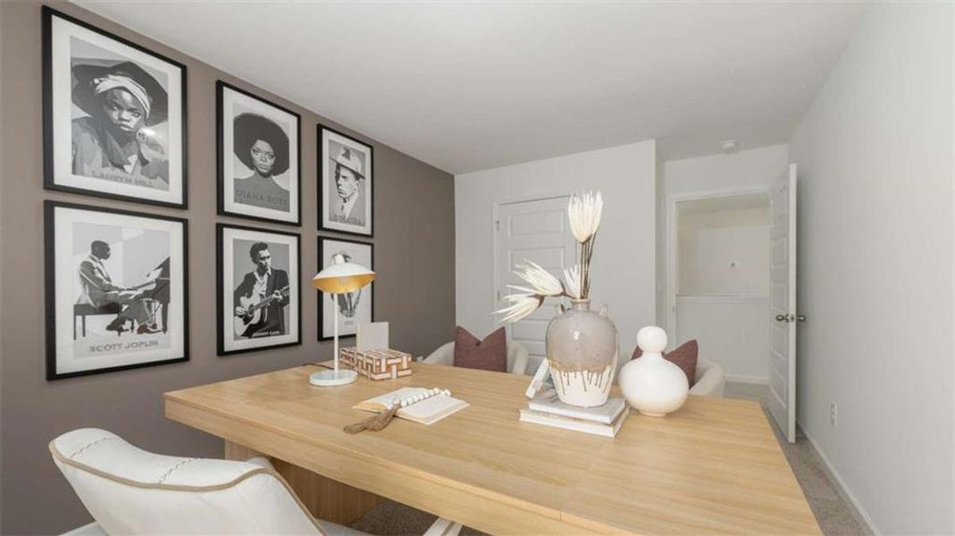 Furnished interior view inside a new home in Mableton Station, Mableton (Image 29).