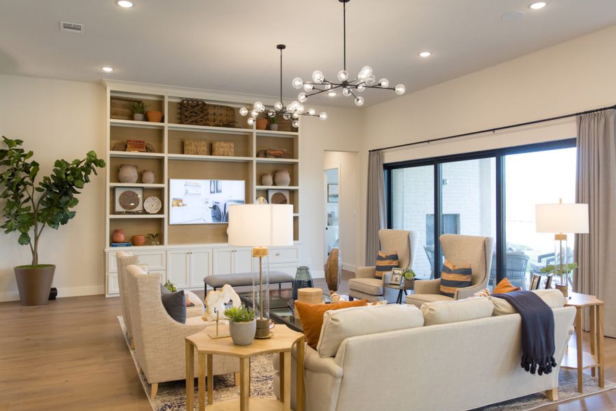 Representative furnished interior of a home built from the 6011 by Tradition Homes in Mustang Lakes, McKinney (Image 26).