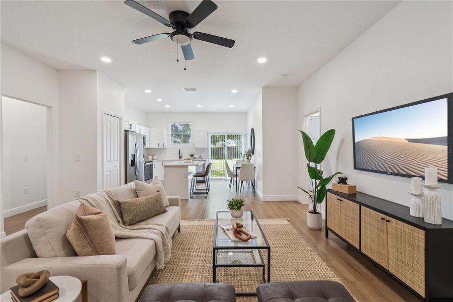 Furnished interior view inside a new home in , Sanford (Image 14).