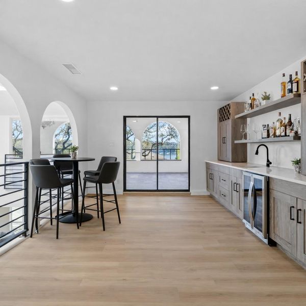 Furnished interior view inside a new home in , Point Venture (Image 15).