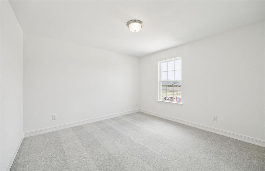 Secondary bedroom designed for comfort and convenience *Real home pictured Secondary bedroom designed for comfort and convenience *Real home pictured
