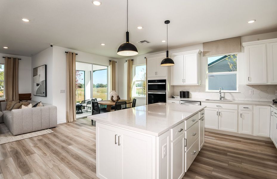 Furnished interior view inside a new home in Del Webb Stone Creek, Ocala (Image 1). Furnished interior view inside a new home in Del Webb Stone Creek, Ocala (Image 1).