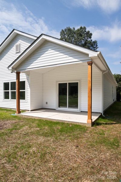 Exterior details and patio area of a home in , Cherryville (Image 3). Exterior details and patio area of a home in , Cherryville (Image 3).