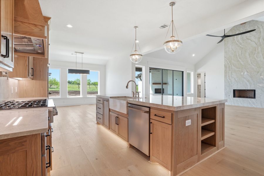 Furnished interior view inside a new home in Summit Ranch, Aledo (Image 6).
