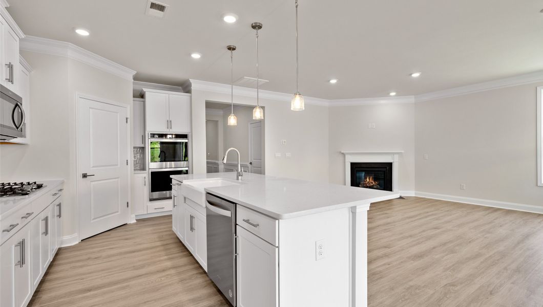 Representative furnished interior of a home built from the Robinson by D.R. Horton in The Villas at Pine Valley, Boiling Springs (Image 10).
