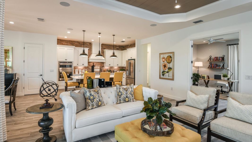 Representative furnished interior of a home built from the Captiva by Neal Communities in Verandah, Fort Myers (Image 6). Representative furnished interior of a home built from the Captiva by Neal Communities in Verandah, Fort Myers (Image 6).