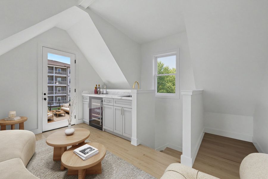 Furnished interior view inside a new home in , Charleston (Image 9).