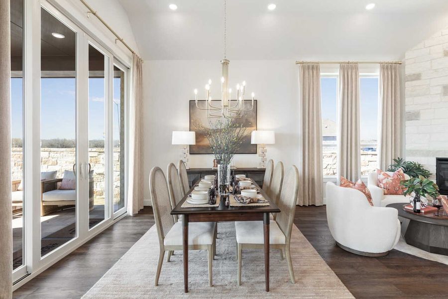 Representative Dining Room - some options shown