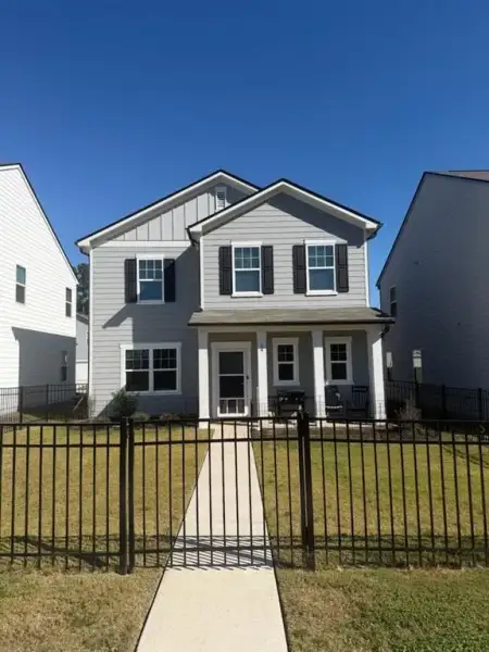 Front exterior of a new home in Casteel, Bethlehem, GA, highlighting curb appeal (Image 22).