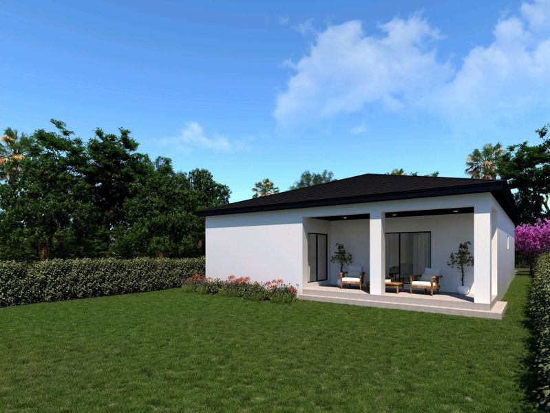 Front exterior of a new home in , Fort Lauderdale, FL, highlighting curb appeal (Image 1).