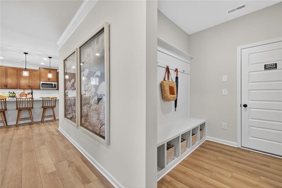 Furnished interior view inside a new home in Allen Manor, Hoschton (Image 31).