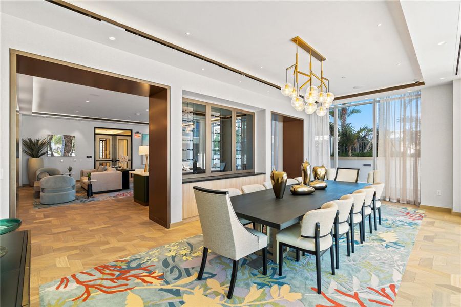 Furnished interior view inside a new home in , Fort Lauderdale (Image 44).