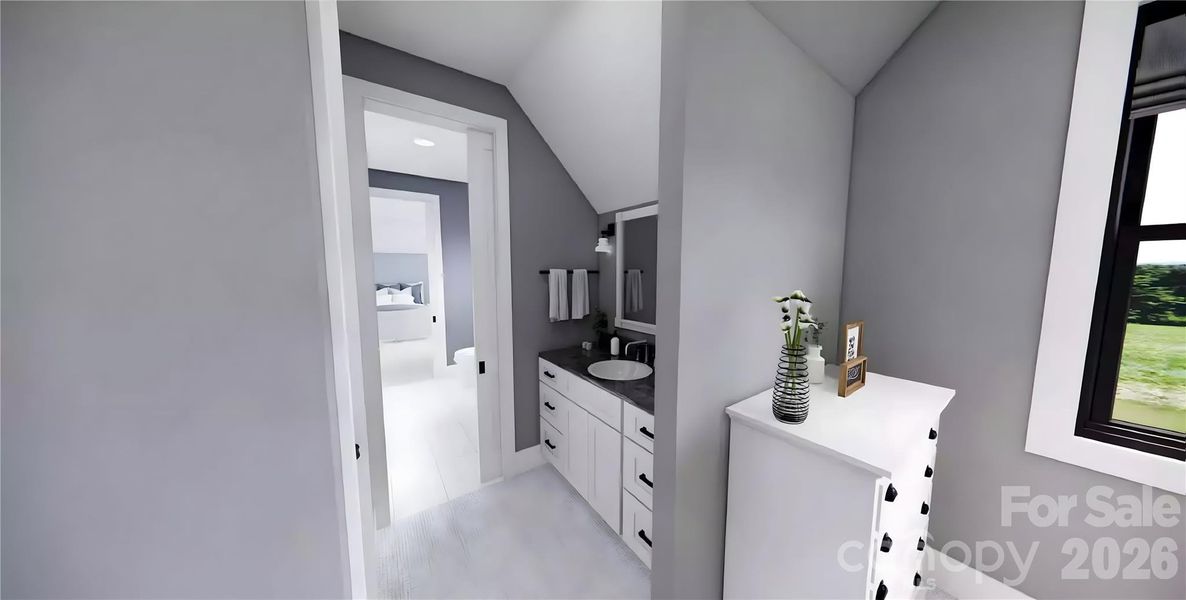 Furnished interior view inside a new home in , Mooresville (Image 33).