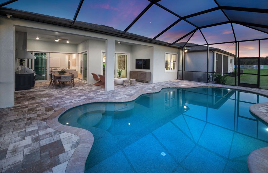 Representative exterior details of a home built from the Mystique by Del Webb in Del Webb Stone Creek, Ocala (Image 3).