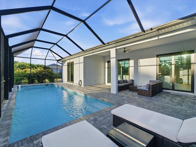 Exterior details and patio area of a home in , Rotonda West (Image 26).