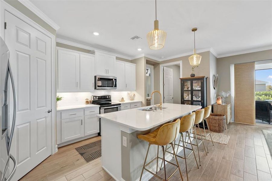 Furnished interior view inside a new home in , North Fort Myers (Image 31).