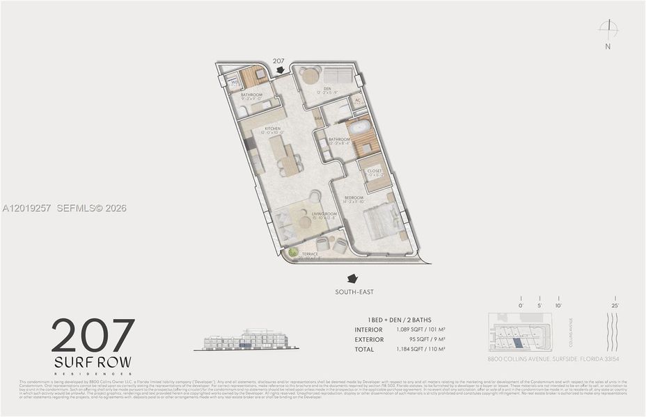 2D floor plan layout of this home in , Surfside, FL (Image 4). 2D floor plan layout of this home in , Surfside, FL (Image 4).