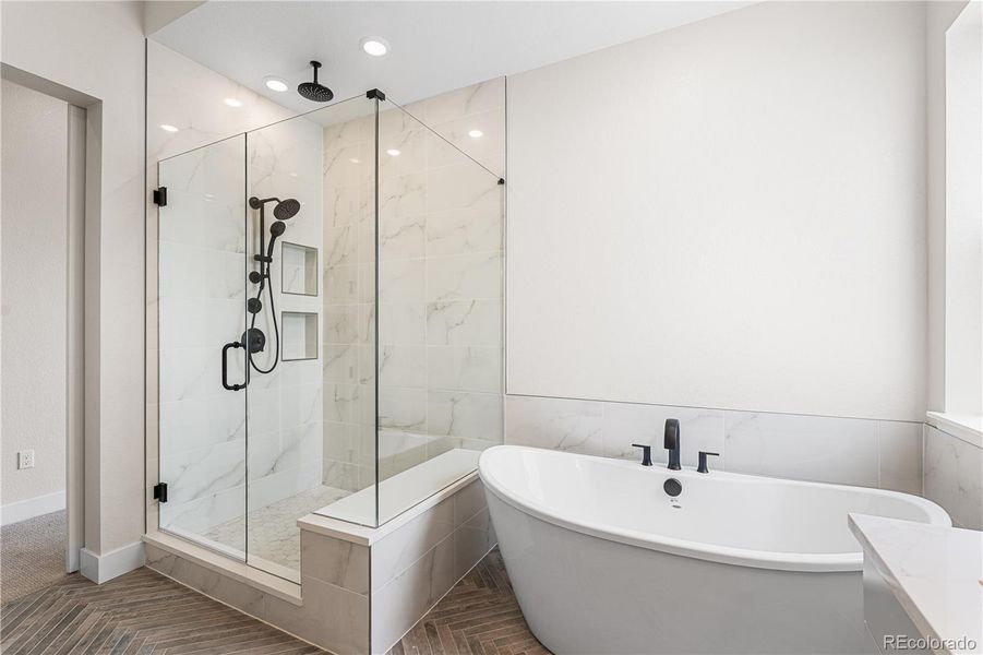 Furnished interior view inside a new home in Retreat at The Canyons, Castle Pines (Image 12).