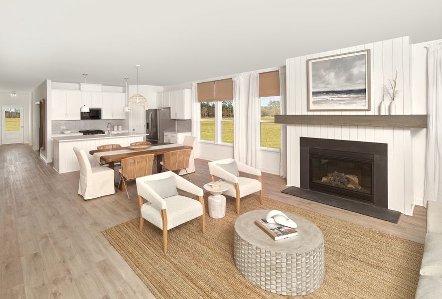 Representative furnished interior of a home built from the Truman by Ashton Woods in Trieste at Bella Vita, Myrtle Beach (Image 5).