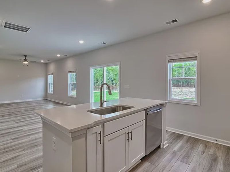 Furnished interior view inside a new home in Amber Hill, West Columbia (Image 4).