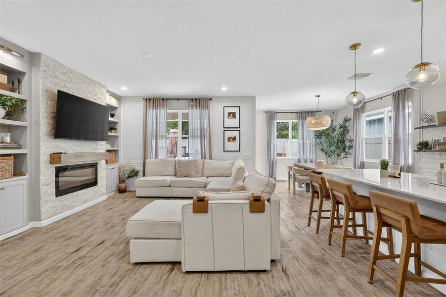Furnished interior view inside a new home in Summerbrooke, Mount Dora (Image 5).