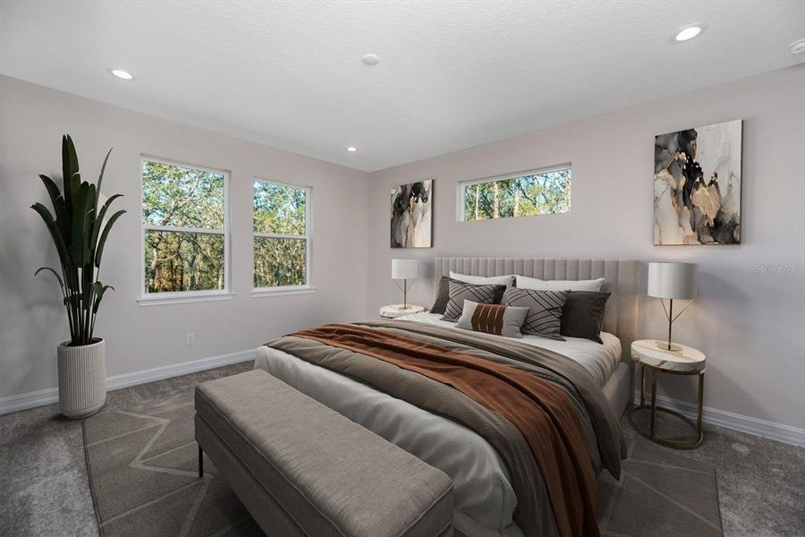 Furnished interior view inside a new home in , Ocala (Image 3).