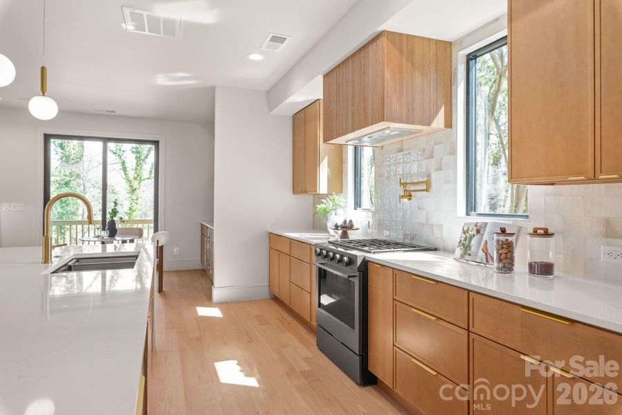 Furnished interior view inside a new home in , Charlotte (Image 13).