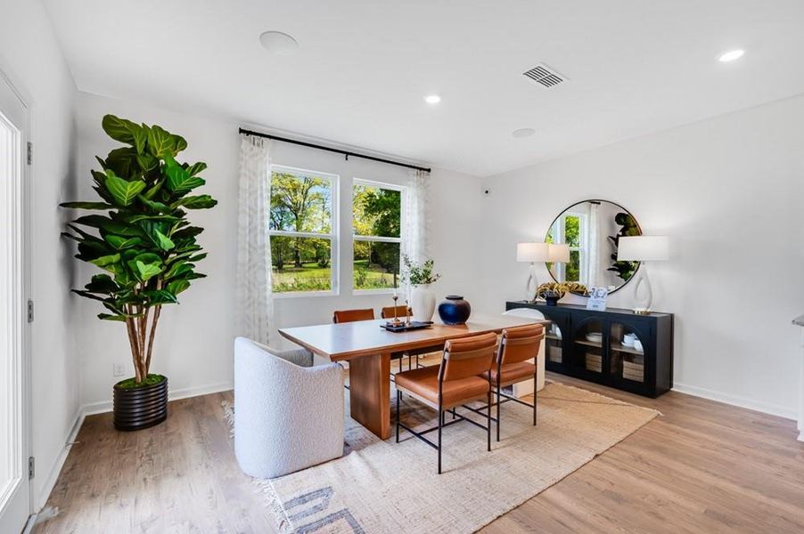 Furnished interior view inside a new home in Heritage River, Euharlee (Image 8).