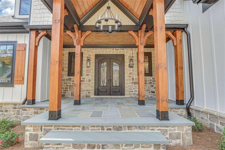 Exterior details and patio area of a home in , Gainesville (Image 3).