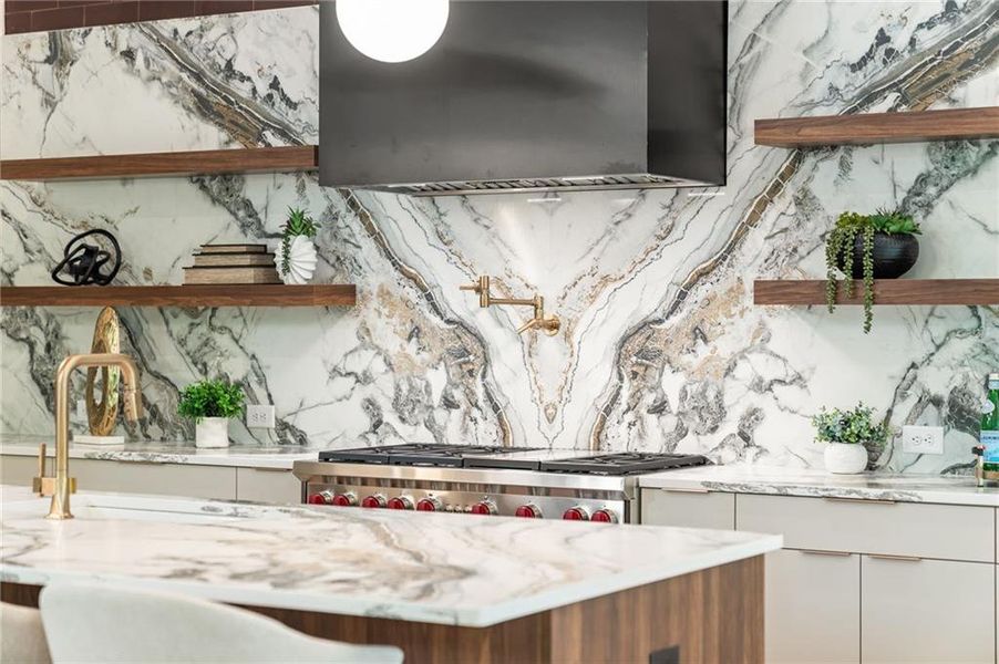 Furnished interior view inside a new home in , Atlanta (Image 53).