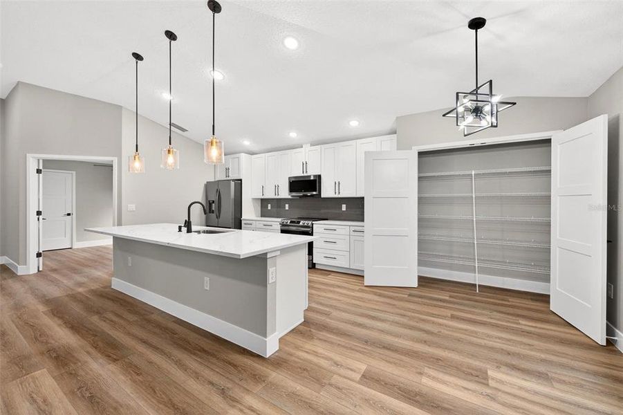 Furnished interior view inside a new home in , Umatilla (Image 11). Furnished interior view inside a new home in , Umatilla (Image 11).