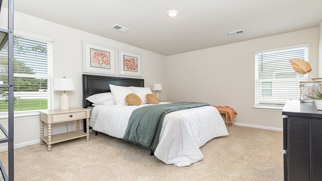 Furnished interior in a model home at Cottonwood Place in Tabor City (Image 10).