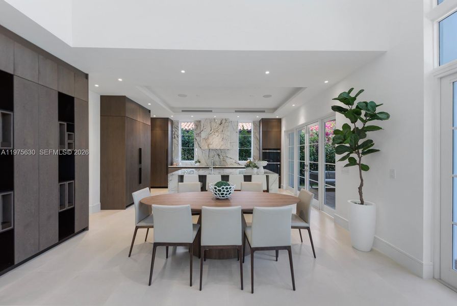 Furnished interior view inside a new home in , Coral Gables (Image 20).
