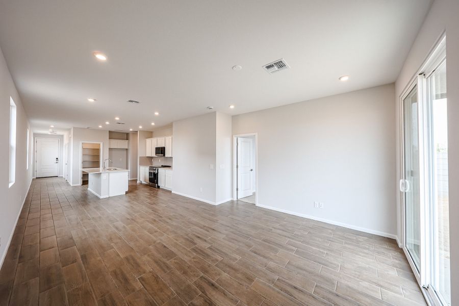A large empty room.
