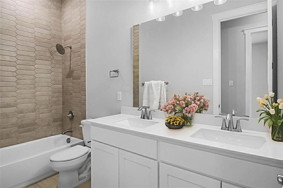 Furnished interior view inside a new home in Coppenger Place, Godley (Image 9). Furnished interior view inside a new home in Coppenger Place, Godley (Image 9).