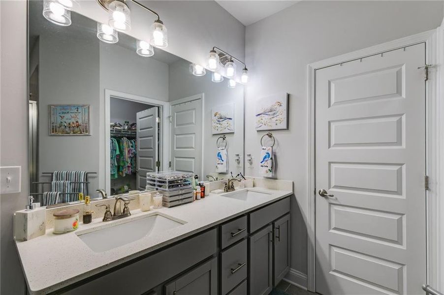 Furnished interior view inside a new home in Windmill Park, Carrollton (Image 18).