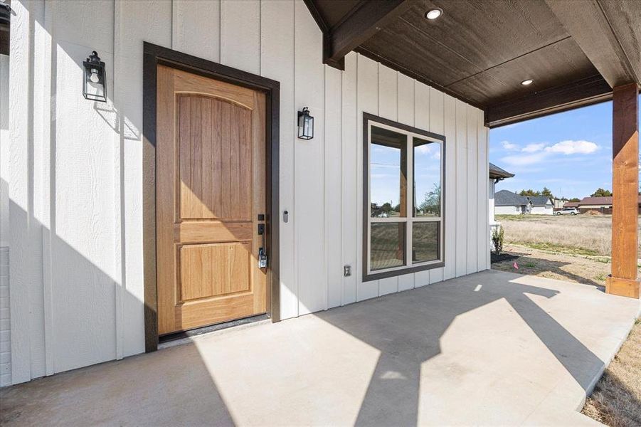 Exterior details and patio area of a home in , Celeste (Image 22). Exterior details and patio area of a home in , Celeste (Image 22).