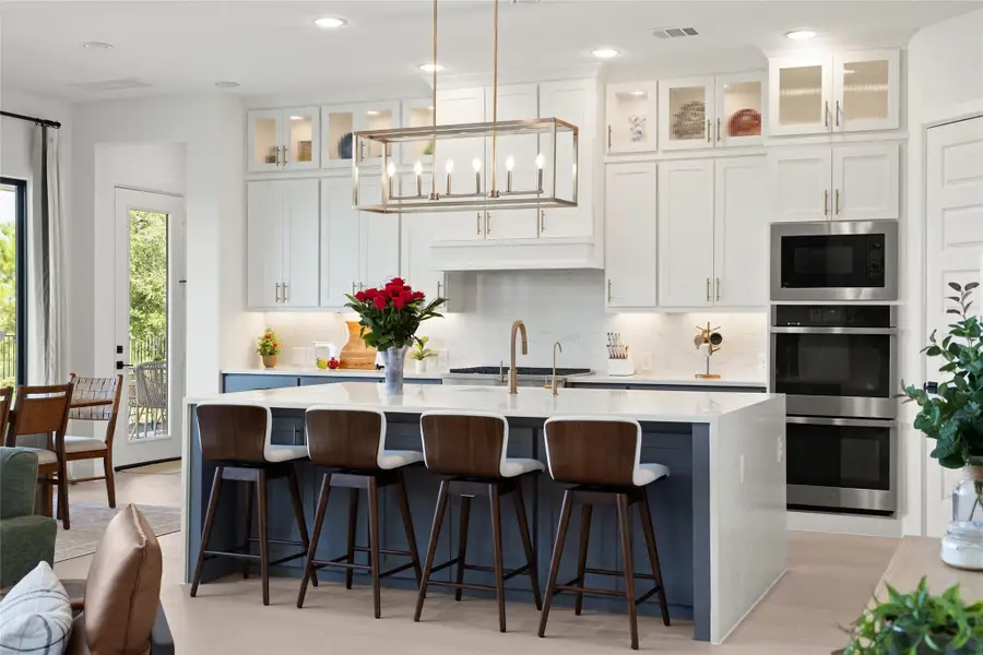 Furnished interior view inside a new home in Bridgeland, Cypress (Image 18).