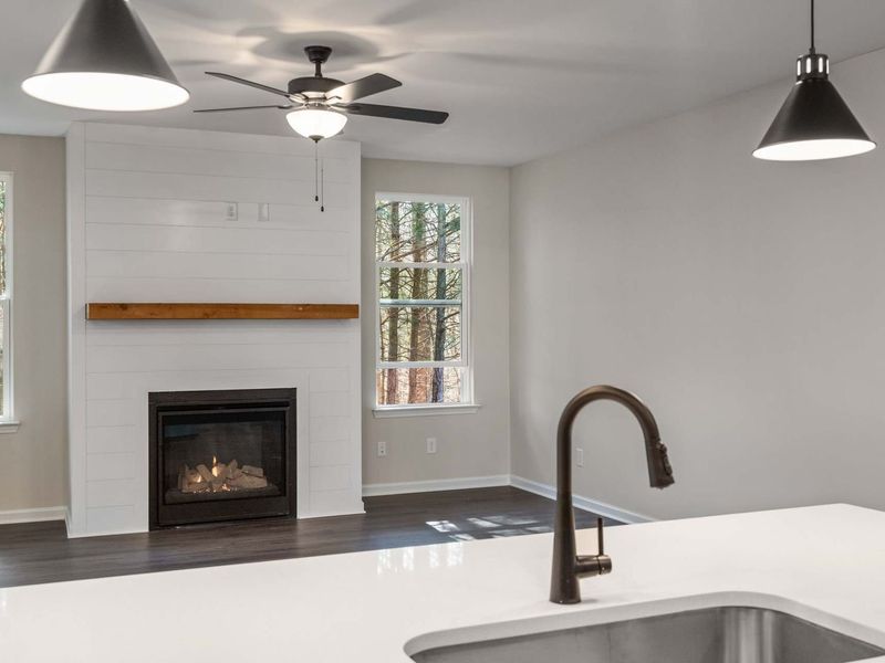 Representative interior finishes for a home built from the The Daphne A by Davidson Homes LLC in Kelly Preserve, Loganville (Image 8).