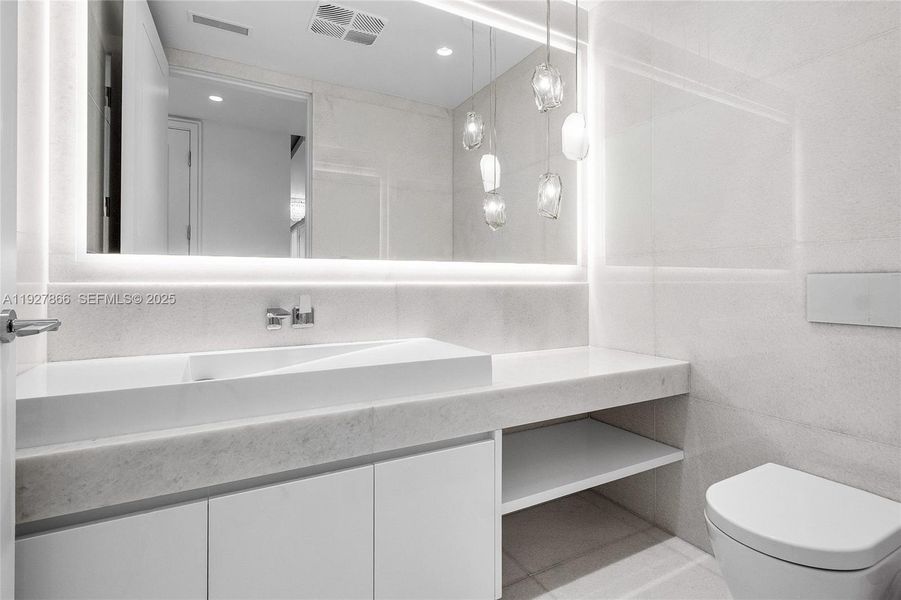 Furnished interior view inside a new home in , Sunny Isles Beach (Image 30). Furnished interior view inside a new home in , Sunny Isles Beach (Image 30).